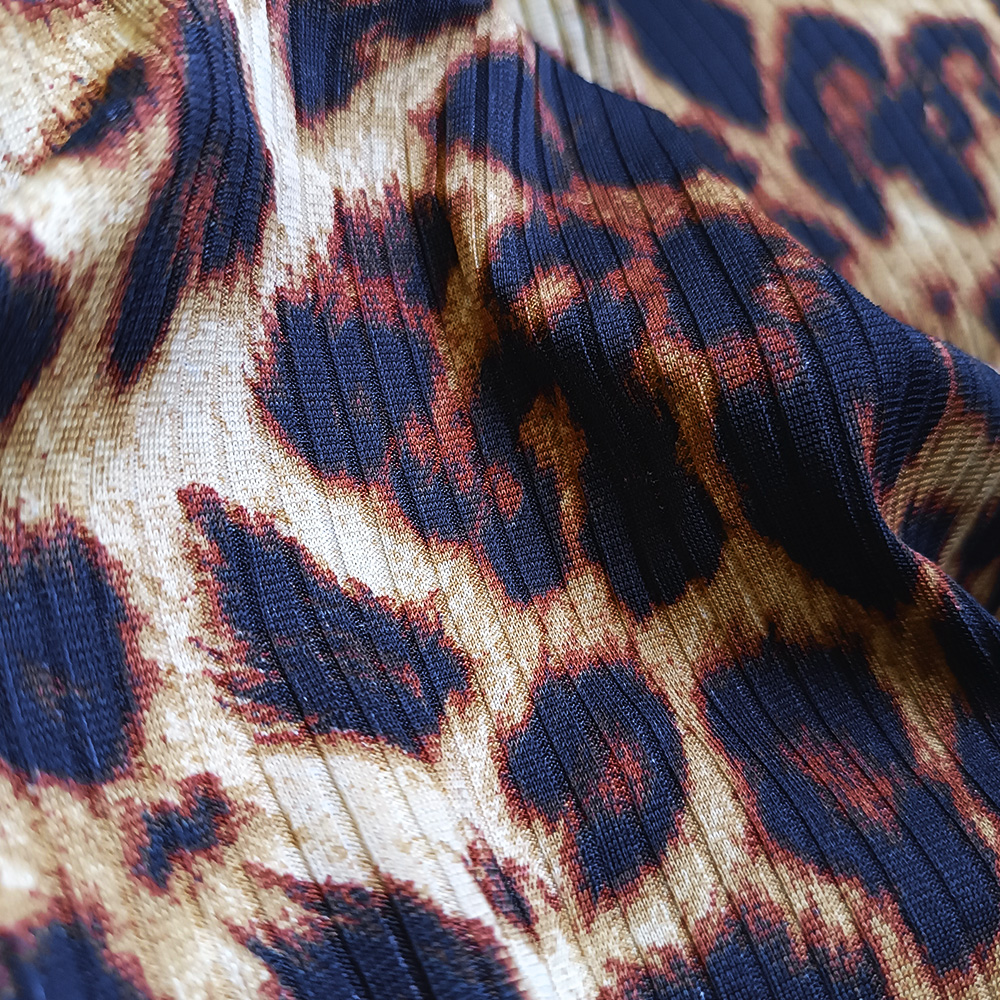Canelado Soft Estampado Animal Print